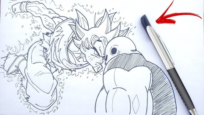 FACIL DE DESENHAR COMO DESENHAR o JIREN de DRAGON BALL SUPER 