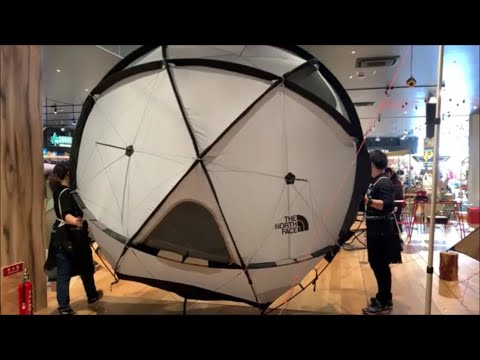 【テント】ジオドーム4 ザ・ノース・フェイス（Geodome4 THE NORTH FACE）テントの紹介 - YouTube