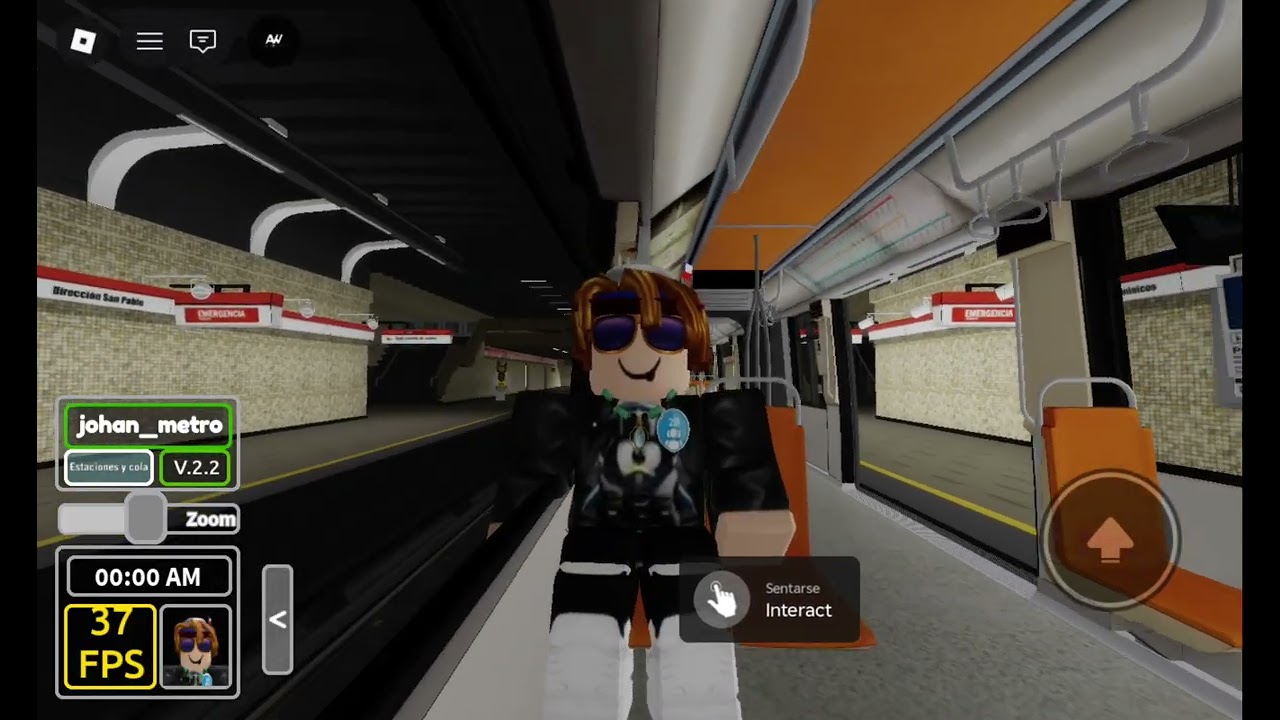 Hoy viajando al ns93 2084 a san alberto hurtado-union latinoamericana roblox