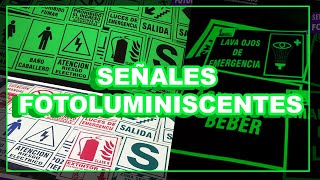 Señales fotoluminiscentes
