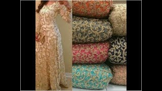 DRESS MATERIAL FOR FANCY PARTY WEAR DRESSES LATEST COLLECTION
