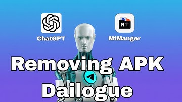 How to Remove Dialog from Any APK Using MT Manager & ChatGPT