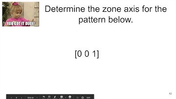 MSE 585 F20 Lecture 21 Module 2 - TEM SAD: Indexing Cubic Patterns Example