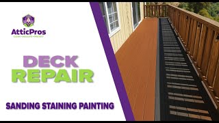 Deck Repair in Oakland CA | Professional Deck Sanding, Staining & Painting