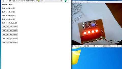 Nodemcu (esp8266) internet üzerinden 5 kanal role kontrol