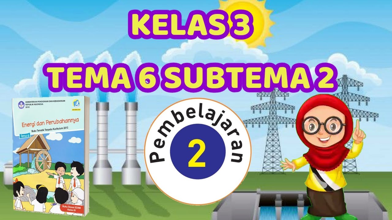 Kelas 3 Tema 6 Subtema 2 Pembelajaran 2 Perubahan Energi Dikehidupan Sehari Hari Youtube