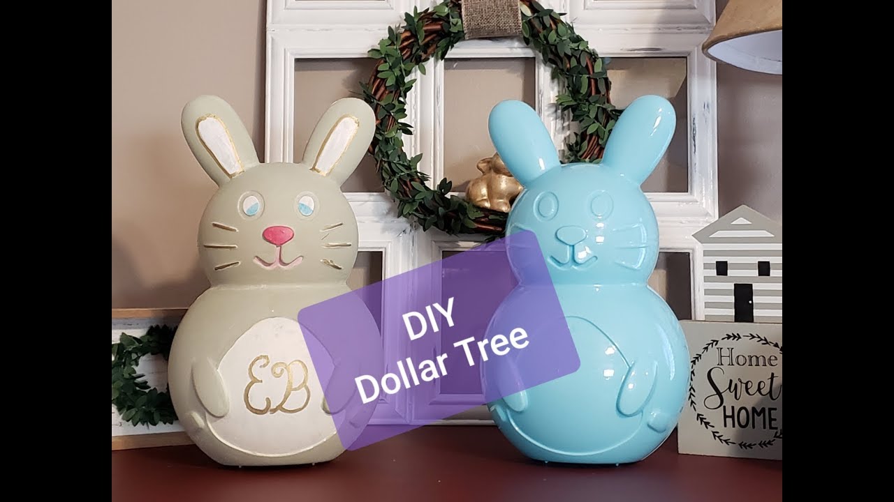 Dollar Tree Bunny for Easter - Make it for Under $10! - Jennifer Maker