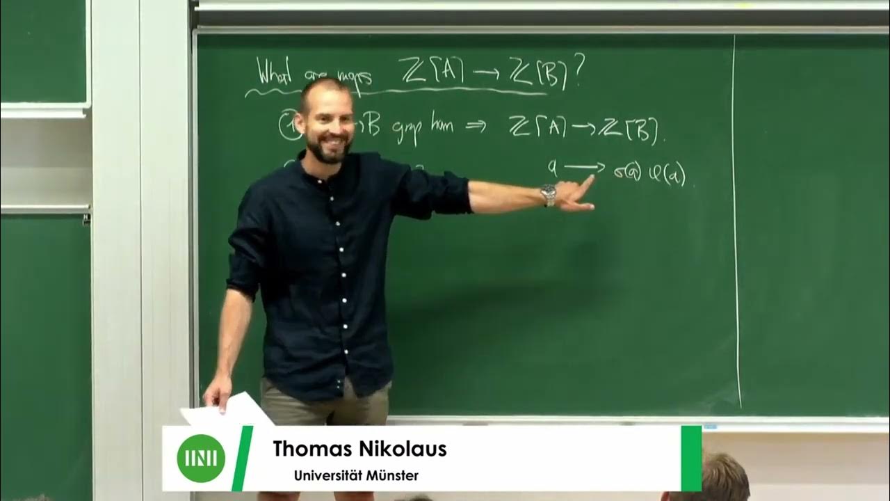 Prof thomas nikolaus maps between spherical group algebras youtube