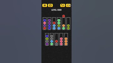 Ball Sort Puzzle Level 3322 🎯 All level without extra tube 😂 Game Walkthrough 😘