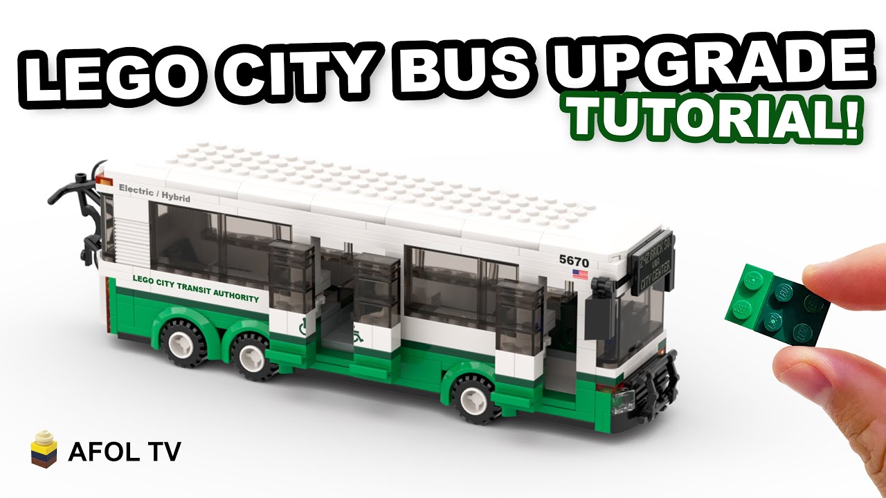 EASY LEGO CITY BUS UPGRADE (Tutorial!) - Upgrade your LEGO City