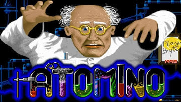 Atomino gameplay (PC Game, 1990)