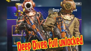 Deep Diver Bundle FULL unlocked with Bathysphere and Bathysphere 10.000 Leagues in Codm Cod mobile