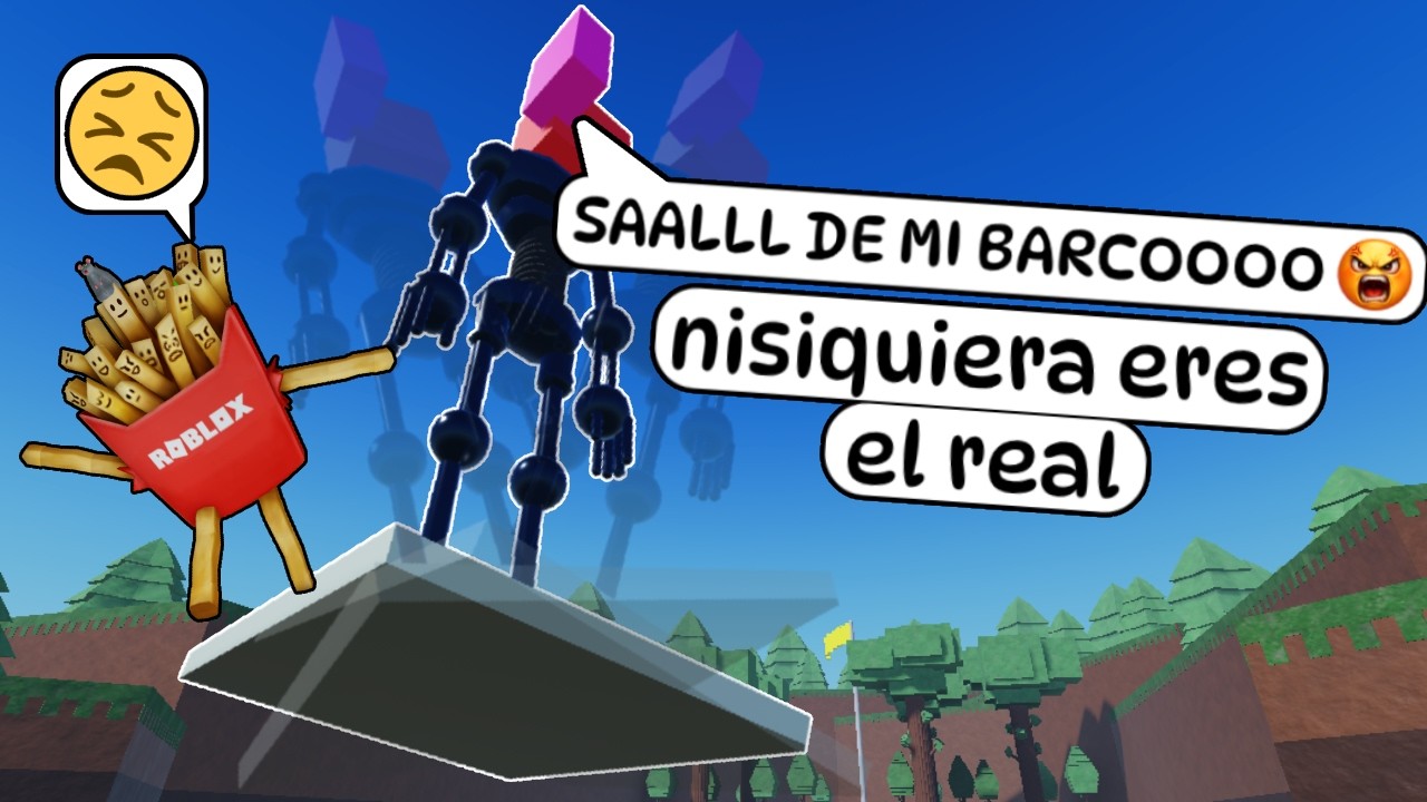 pero yo sí era el real :( I Construye un barco para el tesoro I Roblox