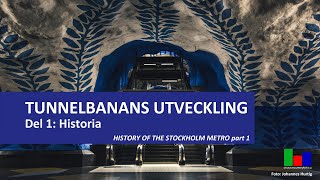 Evolution of the Stockholm Metro 1950-2018