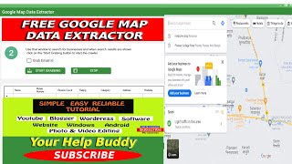 Free Google Map Data Extractor || WhatsApp Marketing Software || Your Help Buddy screenshot 1