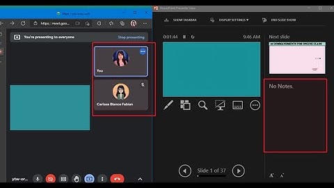 HOW TO USE POWERPOINT PRESENTATION PRESENTER VIEW IN GOOGLE MEET ||TUTORIAL||