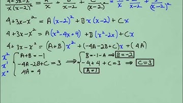 4b. Partial Fractions II: Repeated Linear Factors