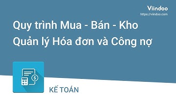 [HDSD] Viindoo - Quy trình Mua - Bán - Kho và Quản lý hóa đơn, Công nợ