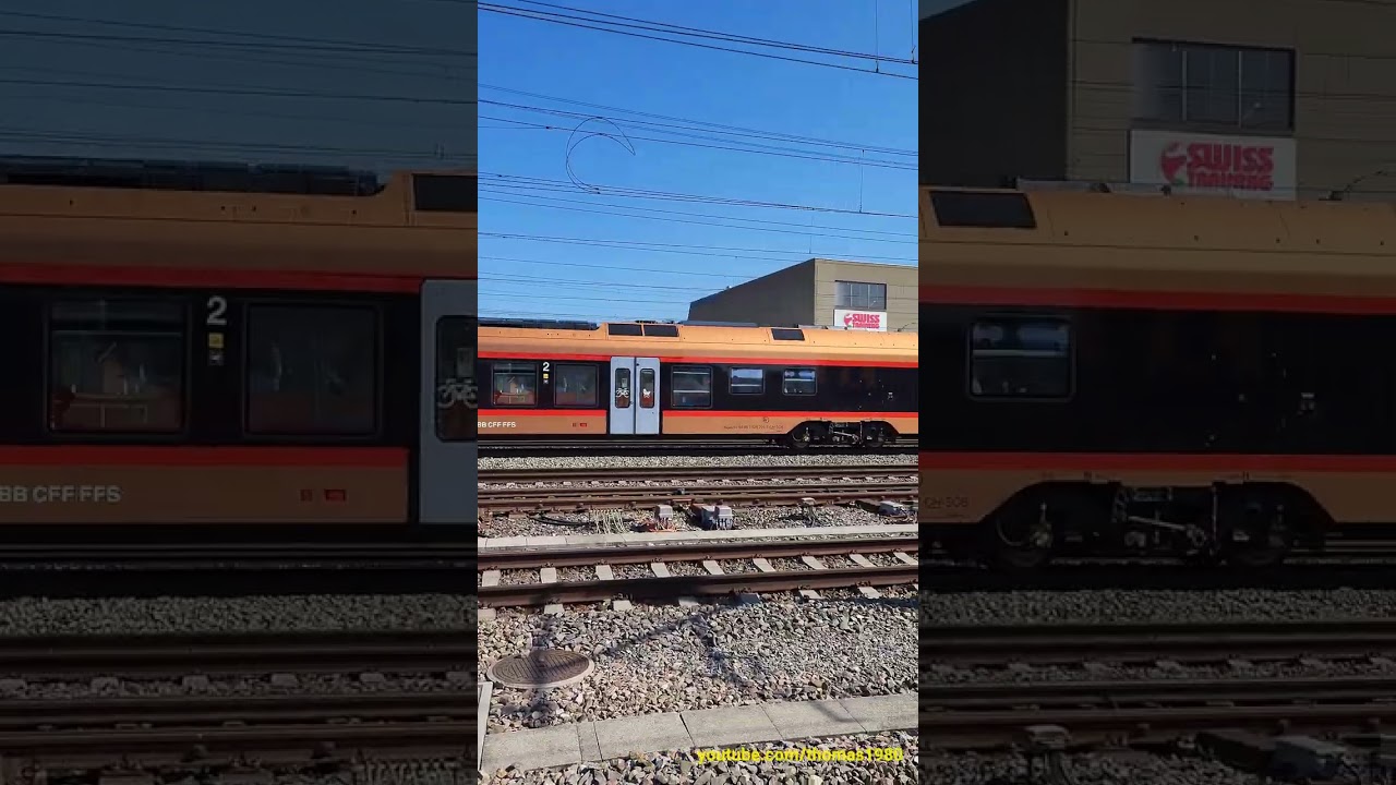 AARAU ACTION! 🚄 SOB Traverso im Gleisvorfeld | Kanton Aargau 2023 #shorts