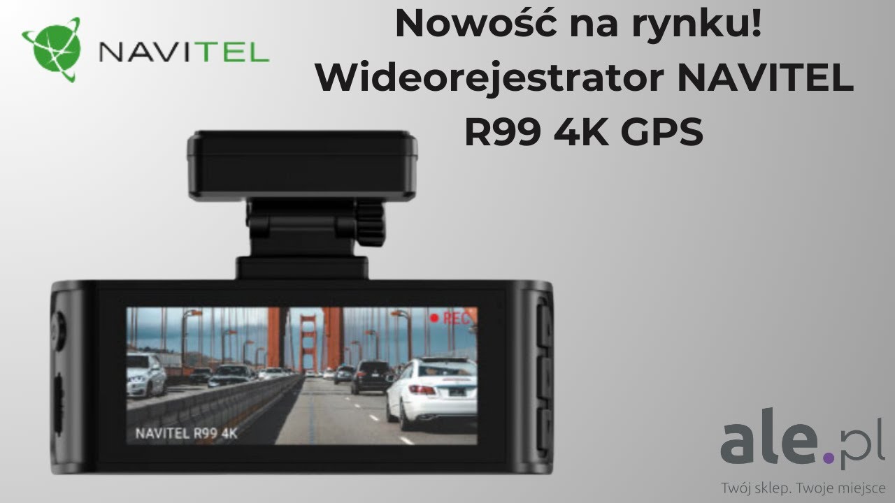 Wideorejestrator NAVITEL R99 4K GPS – najnowsza technologia w aucie!
