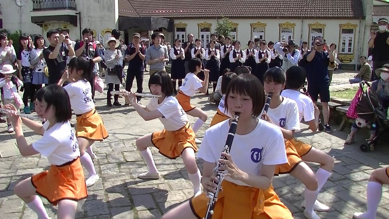 京都橘高等学校 吹奏楽部 クラリネット Clarinet 音楽の丘 ブルーメンパレード 14 00 Youtube