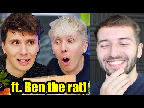 Dan and Phil ordering a completely random 4 course meal Reaction!