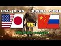 RUSSIA & CHINA vs USA & JAPAN in 2023 Military power Comparison who is the strongest between them .