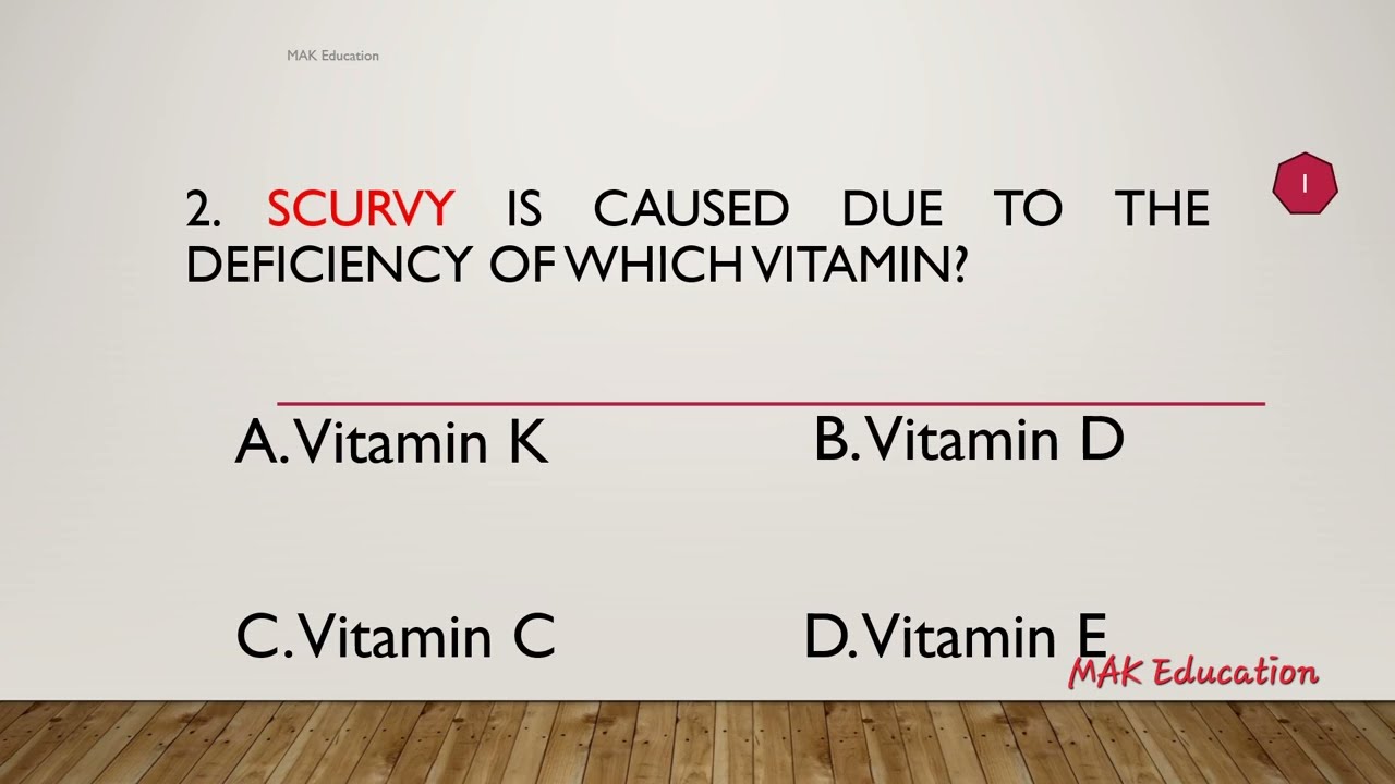 Test Your Knowledge! Vitamins & Deficiency Diseases Quiz | 10 Questions