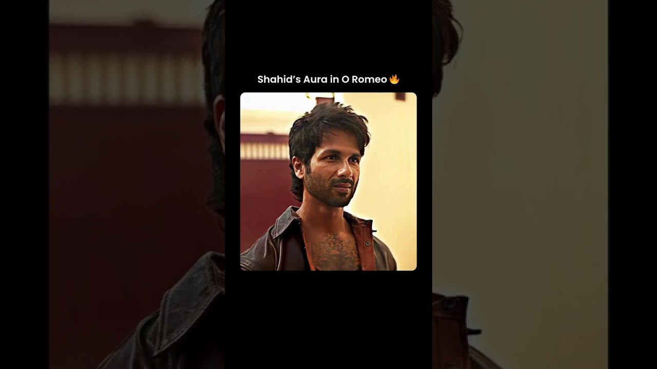 Shahid's Aura in O Romeo 🔥 #shorts
