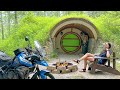 Overnight in a Tiny Home Hobbit Home