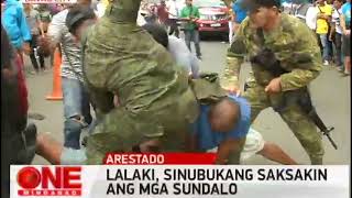 One Mindanao: Lalaking Nagtangkang Manaksak sa Sumita sa Kanya, Arestado