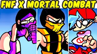 FNF VS Mortal Kombat FULL WEEK (Fatality) (Scorpion) | FNF MOD/HARD | Friday Night Funkin'