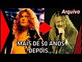 Robert Plant cantando ao vivo em 2023 Stairway to Heaven do Led Zepplin