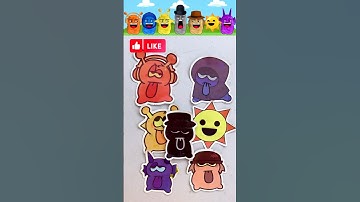 Incredibox Sprunki - Nuggets Edition (Mod) color mixing #incredibox #sprunki #satisfying #nuggets