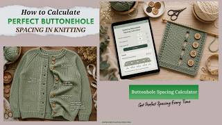 How to Calculate Perfect Buttonhole Spacing in Knitting