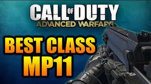 Best MP-11 dna bomb #8 class setup COD AW
