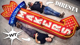 Building a Huge Neon Sign for Jimmy