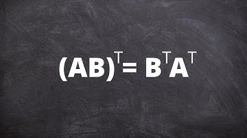 Matrices | Proving transpose multiplication result