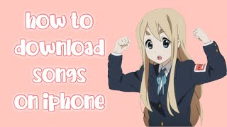 how to download songs on iphone (with album cover + artist's name)