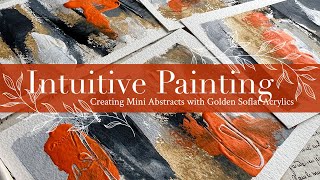 Intuitive Painting: Creating Mini Abstracts with Golden Soflat Acrylics screenshot 4