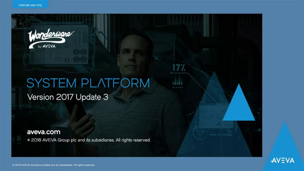 Update 2017. Aveva System platform. Wonderware System platform. Aveva System platform UI. Aveva historian client.