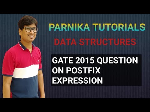GATE 2015 QUESTION ON POSTFIX EXPRESSION | DATA STRUCTURES | GATE CSE LECTURES