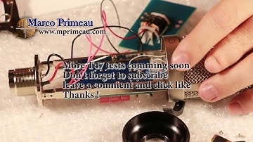 Build and presentation of the DIY T47 mic from microphone-parts.com