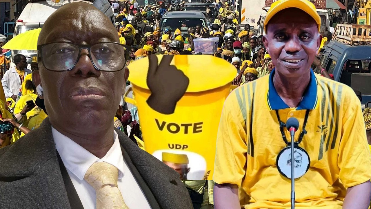 BAMFA CAMARA FRANCE SPEAKING TO COMRADE EBRIMA SORIBA