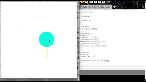 processing- make objects move together move