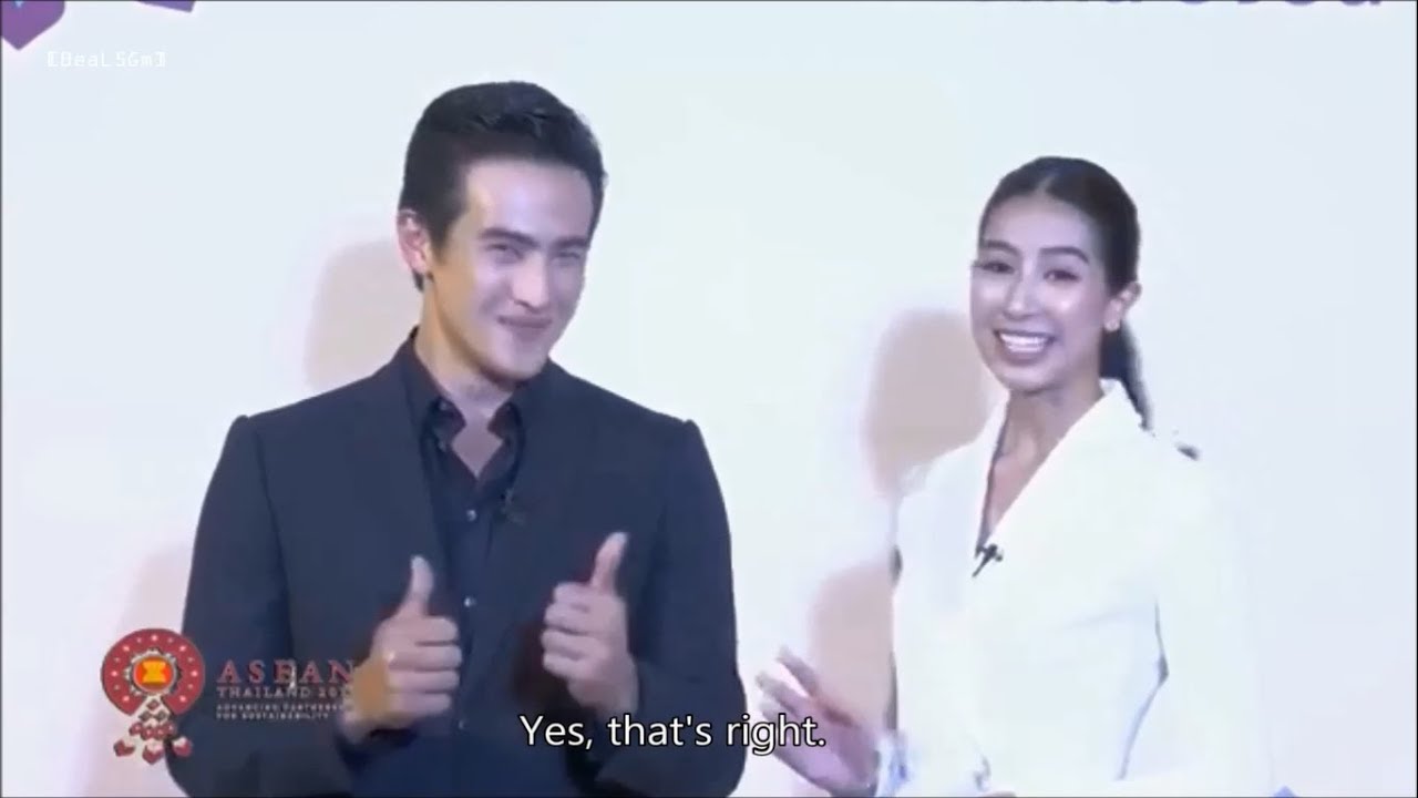 [Eng/Thai Subs] เจมส์ มิ้นต์ งานอาเซียน พูดอังกฤษ/ไทยกล่าวต้อนรับชาวต่างชาติ James Mint ASEAN 2019