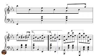Waltz in E-flat major, B.46 - F. Chopin, Piano, Sheet Music screenshot 3