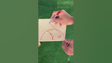 How to Mark a 90-Degree Angle Without a Protractor. #short