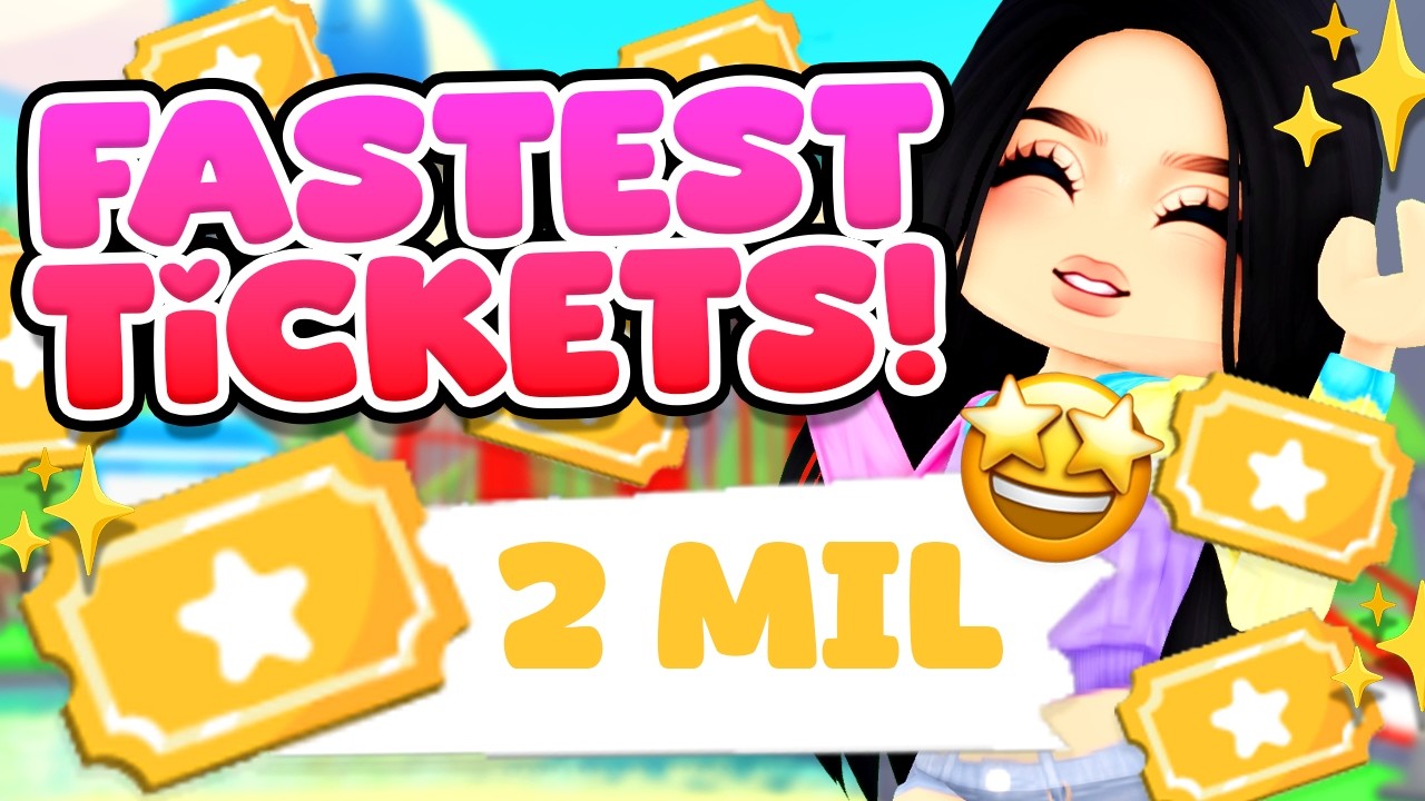 FASTEST Ways to Get TICKETS in Adopt Me! 🎟️ New Update Guide