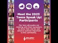 Teens Speak Up! Meet the 2023 Participants